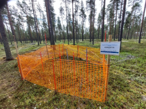Kuvassa oranssilla huomioaidalla merkitty pilottikenttä
