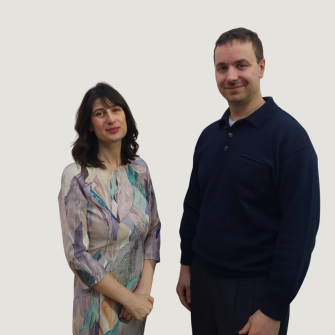 Dalia D'Amato-Pihlman and Topi Turunen.