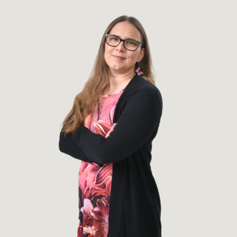 Tutkija Mirkka Visuri.