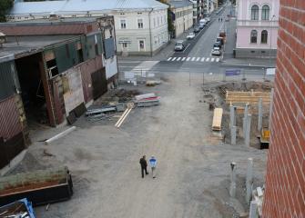 Det flerskiktade stadsbild från Björneborg