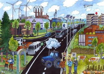 Artistic interpretation of the SSP1 narrative