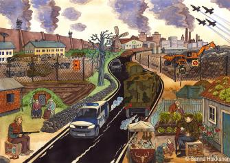 Artistic interpretation of the SSP3 narrative