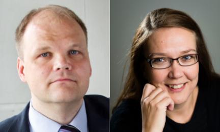 Mika Mänttäri och Taina Sikanen.