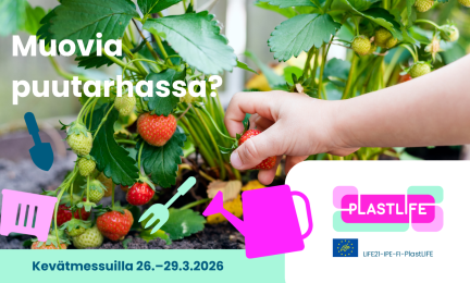 Muovia puutarhassa? Kevätmessut